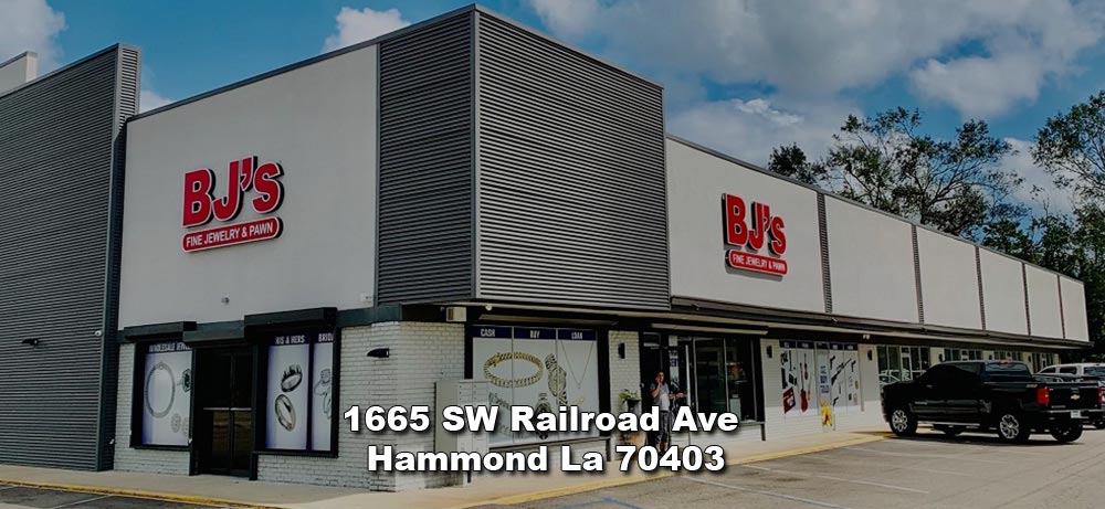 BJ's Pawn Shop Hammond storefront — 1665 SW Railroad Ave, Hammond, LA 70403