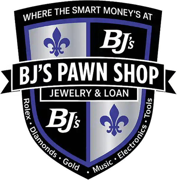 BJ's Pawn Shop shield logo